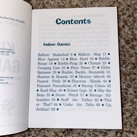 Kids’ Games Book - over 100 games for Indoor and Outdoor play with kids - Picture 4 of 6